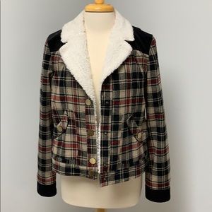 Tulle Fall Snap-Front Jacket